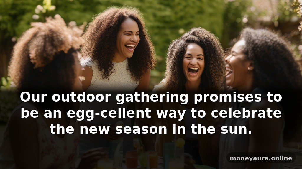 Easter puns for a spring garden party invitation